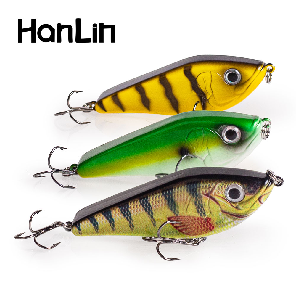 Fishing Lure Jerkbait - 80mm/15.5g 머스키 저크베이트 파이크 낚시 루어