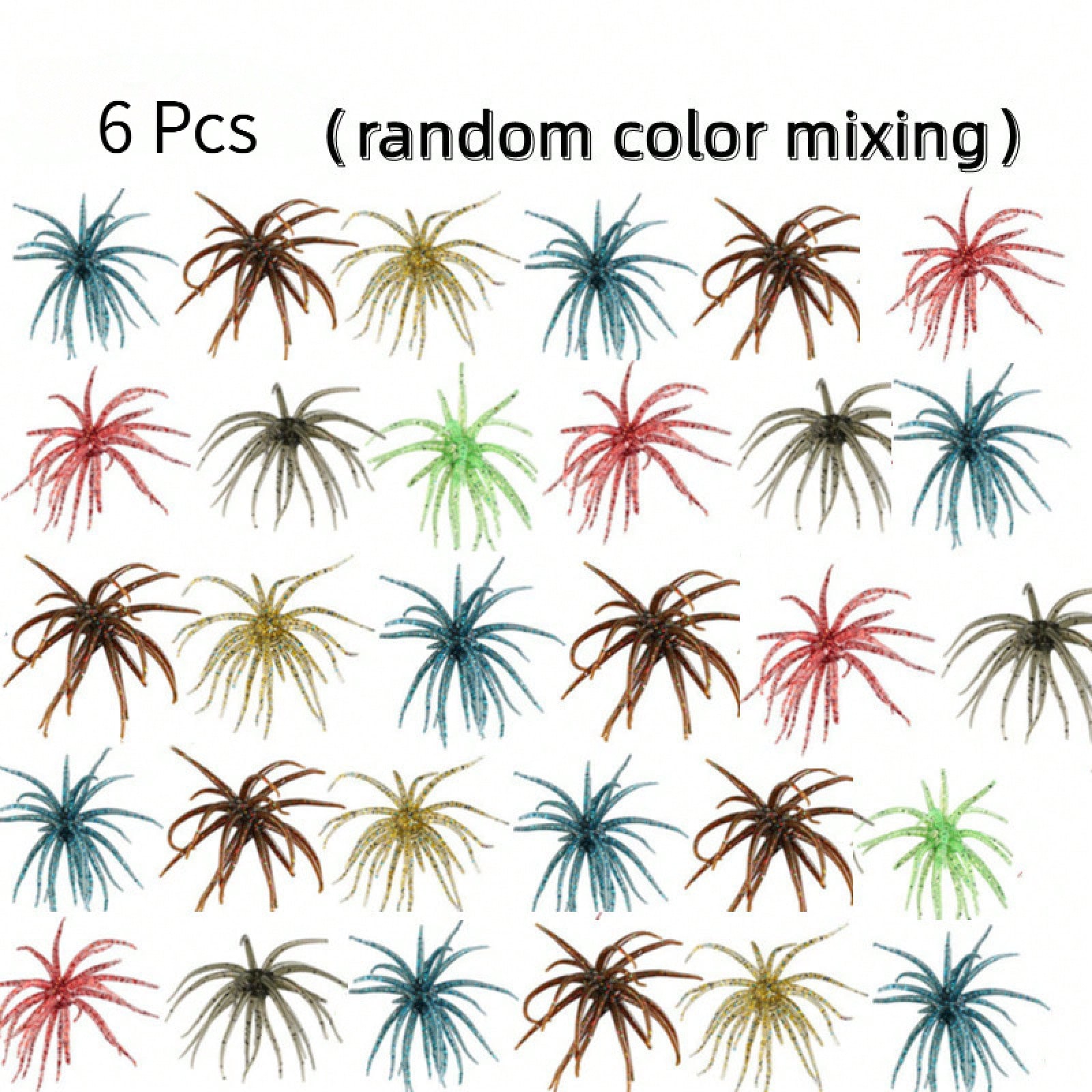 Fishing Lure Topwater - 6개입 TPE 소재로 제작된 바다 가리비