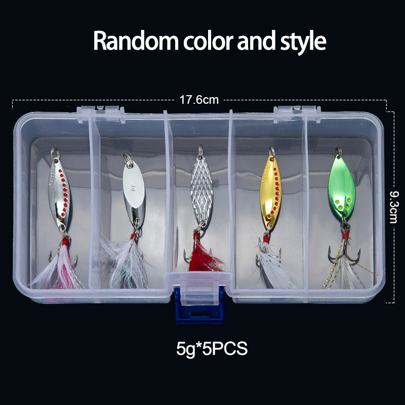 Fishing Lure Spoon - 금속 스푼 스피너 낚시 미끼 5g