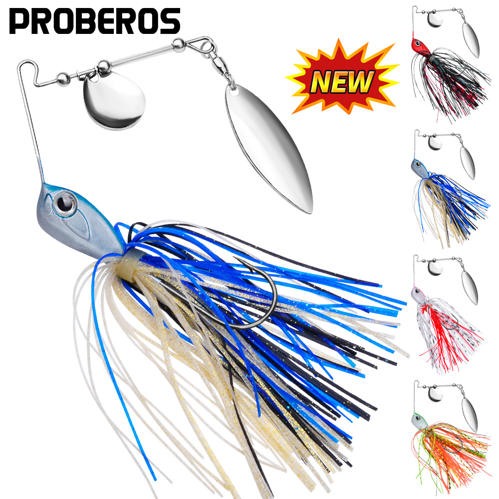 Fishing Lure Blade Bait - 프로베로스 10/14g 스피너베이트 낚시 루어 채터베이트