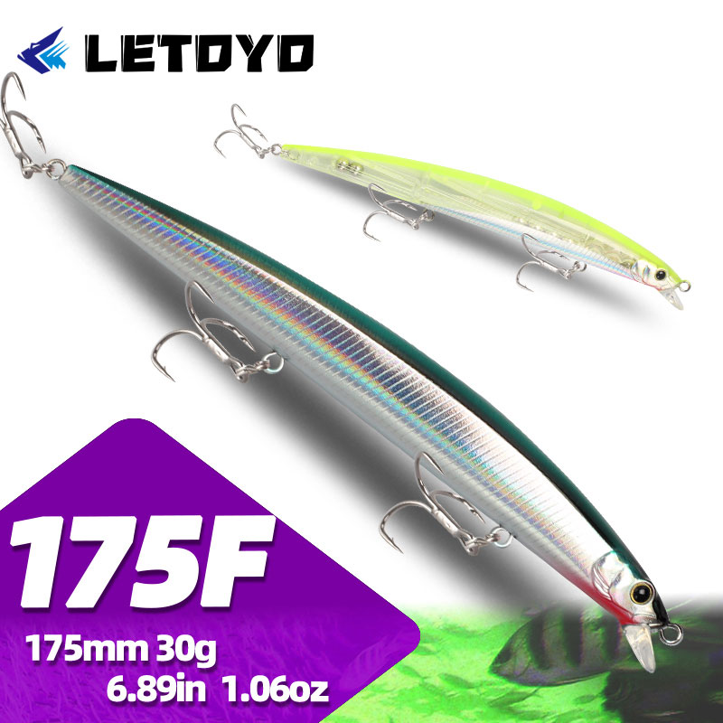 Fishing Lure Jerkbait - LETOYO 175mm 30g 낚시 미노우 용품