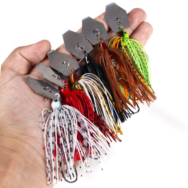 Fishing Lure Crankbait - 6 개/대 Chatterbait 낚시 미끼 키트