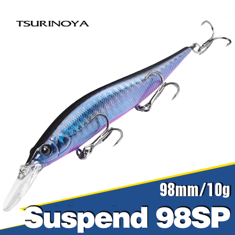 Fishing Lure Spinnerbait - 쓰리노야 서스펜드 미노우 오로라 98SP 피싱