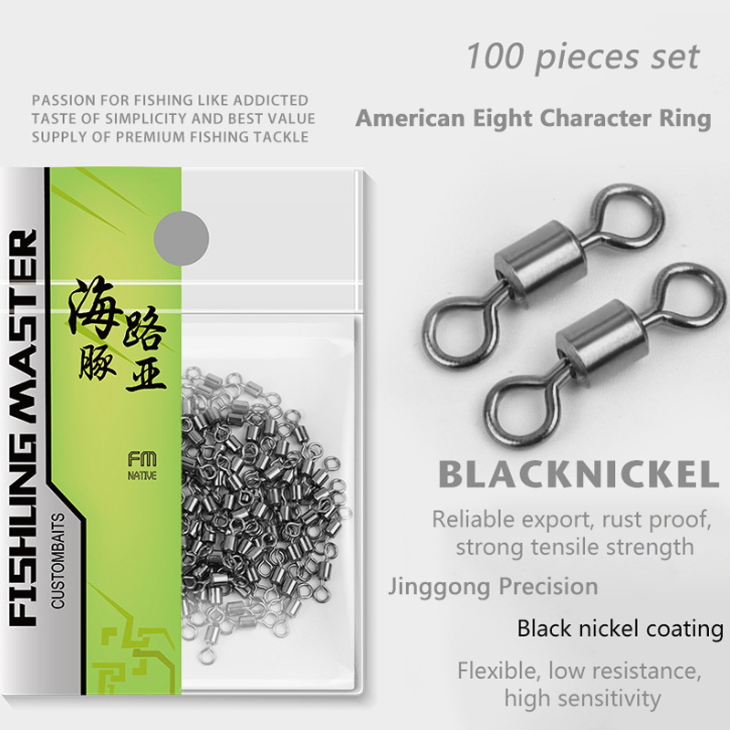 Fishing Lure Making Kit - ★ ▲ 100개 낚시 스위벨 스테인리스