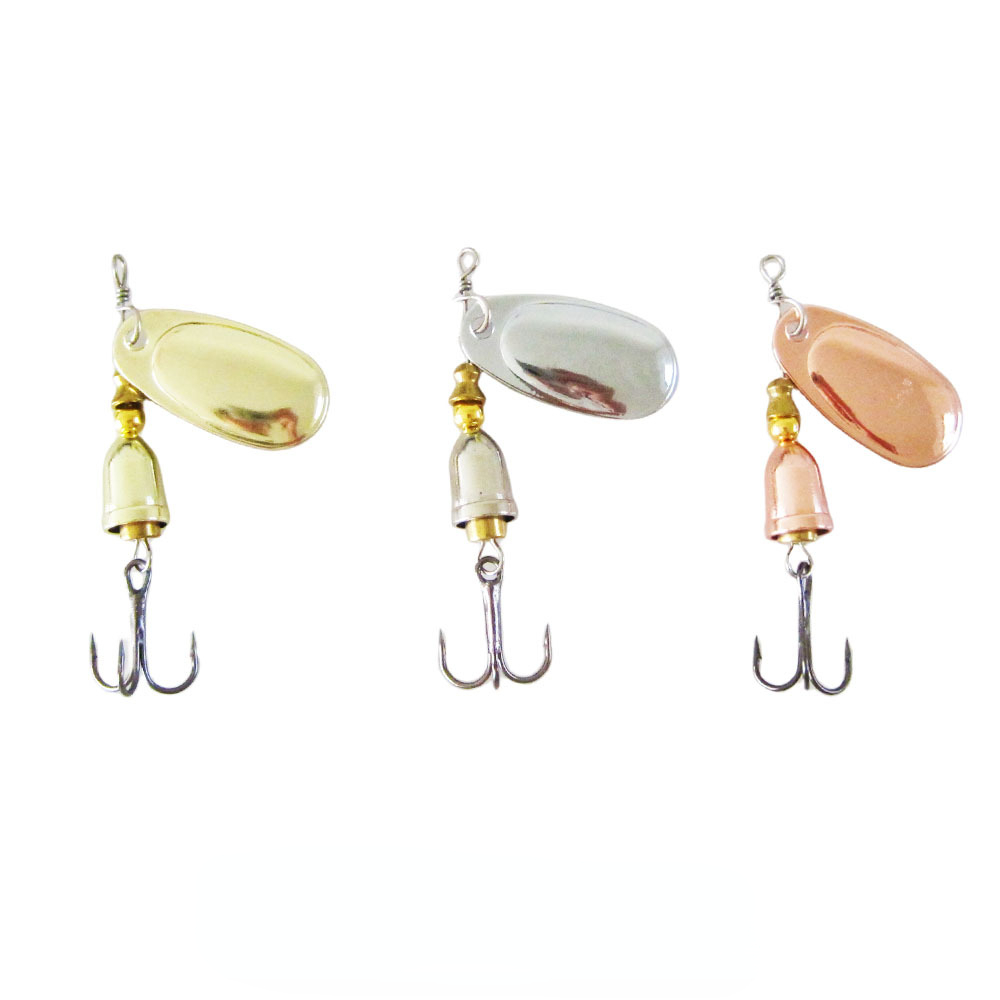 Fishing Lure Blade Bait - 금속 루어 황동 하드 인공 스푼