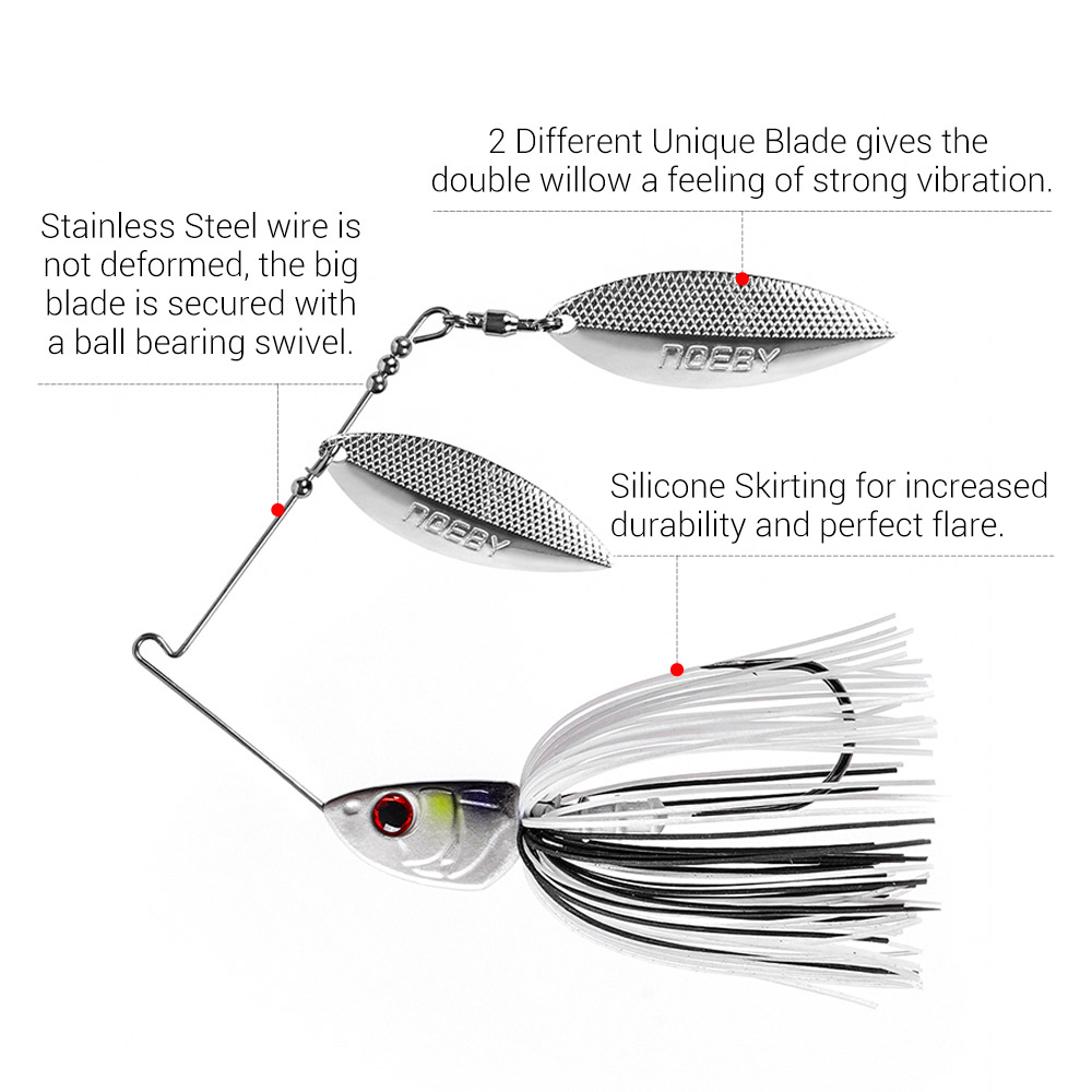 Noeby Spinnerbait 10.5g 14g 21 - Fishing Lure Blade Bait 리뷰 및 가격