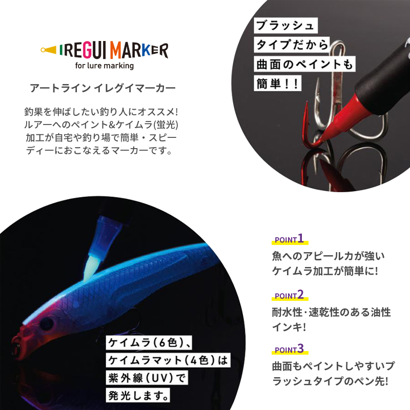 새로운 낚시 도구 UV 형광 페인트 펜, 소프트/하드  - Fishing Lure Making Kit 리뷰 및 가격