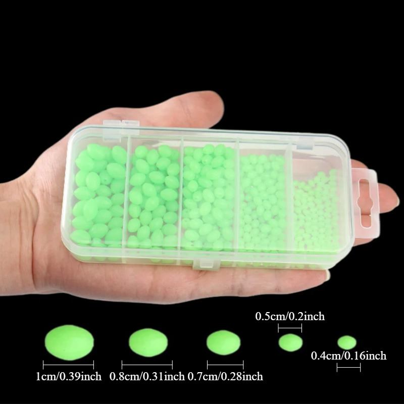 아키빅 375개/박스 야광 낚시 구슬 바다낚시 용품 소 - Fishing Lure Soft Plastic 리뷰 및 가격