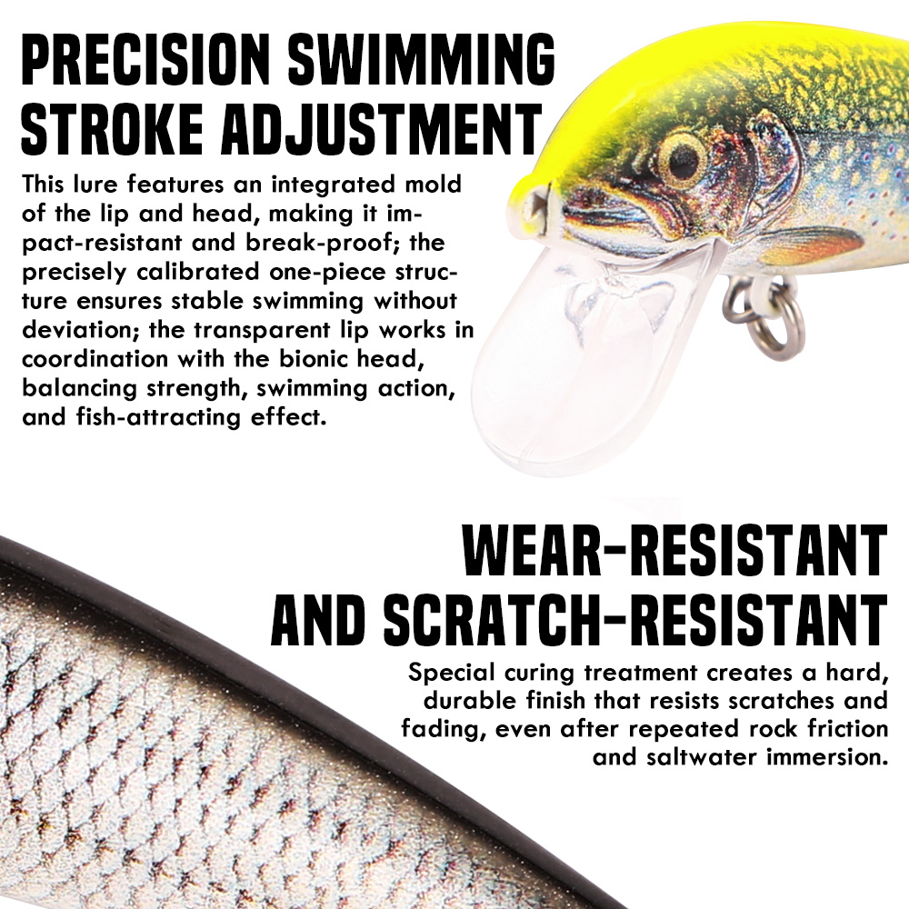 B&U 낚시 루어 싱킹 미노우, 3D 실물 같은 롱 캐 - Fishing Lure Swimbait 리뷰 및 가격