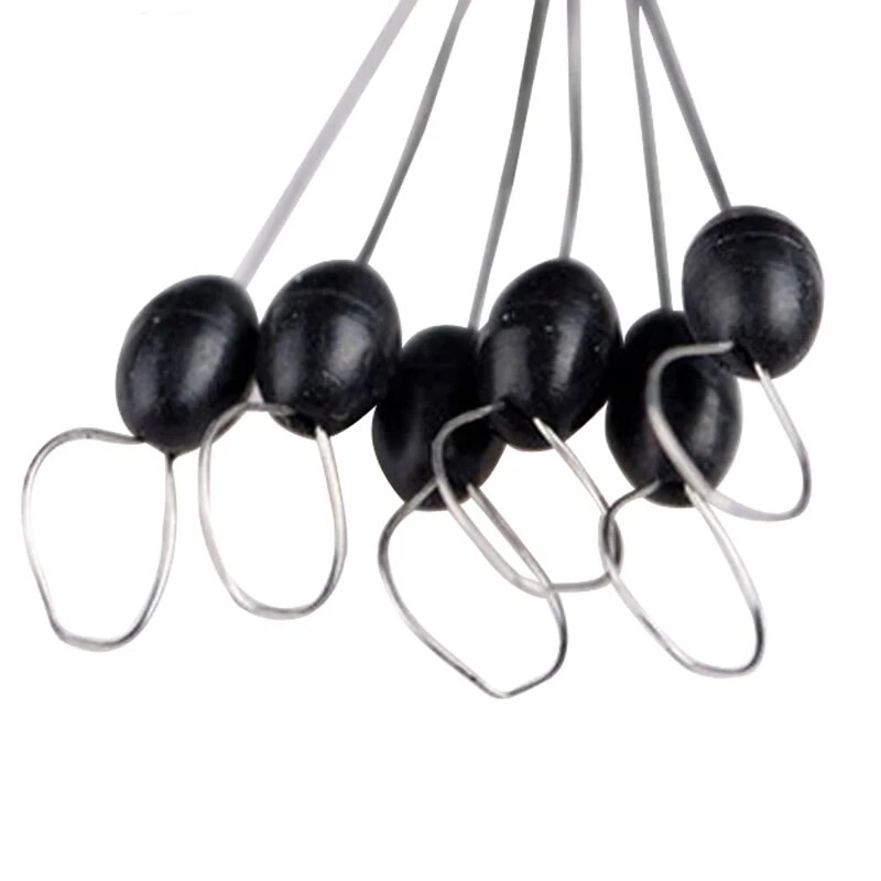 600Pcs 100 그룹 세트 고무 공간 콩 타원형 스 - Fishing Lure Spinner 리뷰 및 가격