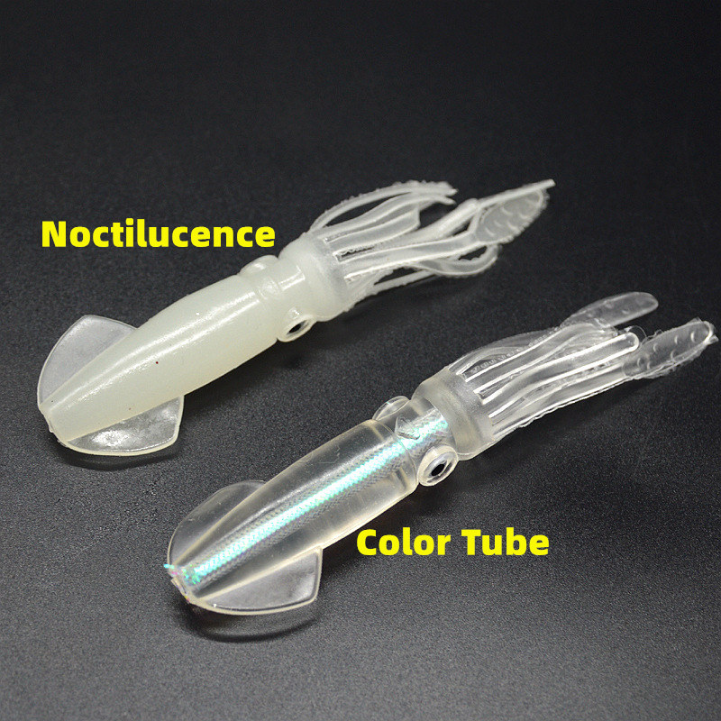 야광운/컬러 튜브 오징어 소프트 루어 낚시 장비 생체  - Fishing Lure Soft Plastic 리뷰 및 가격