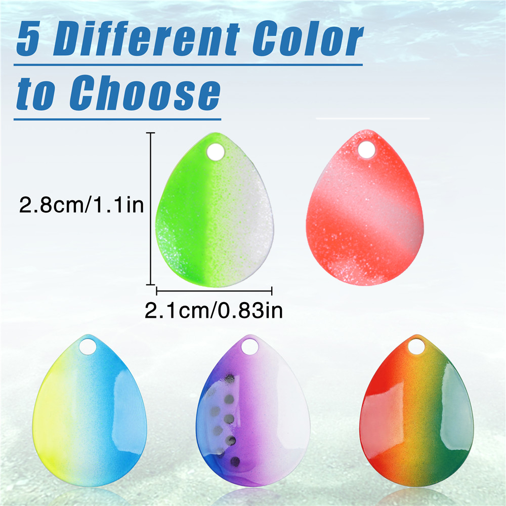 25Pcs 낚시 미끼 스피너베이트 블레이드 버드 나무  - Fishing Lure Blade Bait 리뷰 및 가격