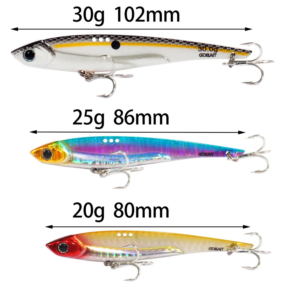 GOBAIT VIB 낚시 미끼 20g 25g 30g 금 - Fishing Lure Blade Bait 리뷰 및 가격