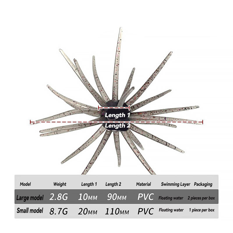 바주카포 낚시 미끼 시뮬레이션 된 성게는 파이크 농어  - Fishing Lure Swimbait 리뷰 및 가격