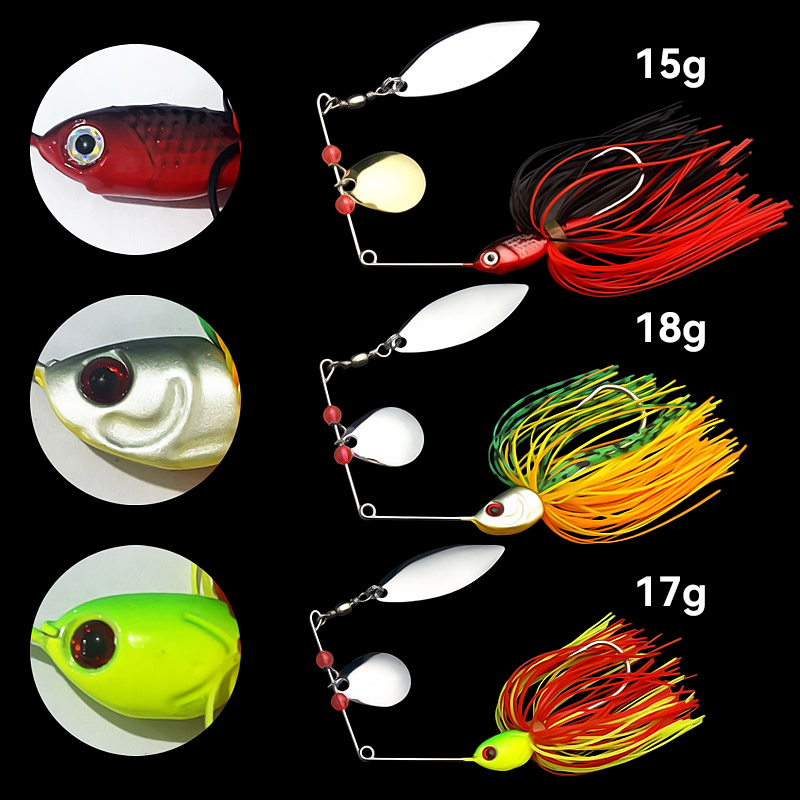 바주카포 15g 18g 스피너베이트 낚시 루어 와이어  - Fishing Lure Spoon 리뷰 및 가격