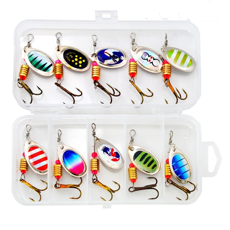 낚시 루어 스피너 회전 스푼, 루어 키트, 복합 미끼, - Fishing Lure Spoon 리뷰 및 가격