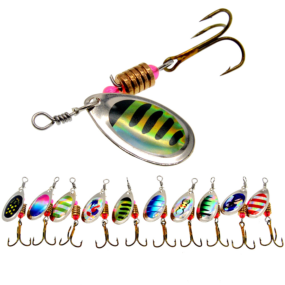 낚시 루어 스피너 회전 스푼, 루어 키트, 복합 미끼, - Fishing Lure Spoon 리뷰 및 가격