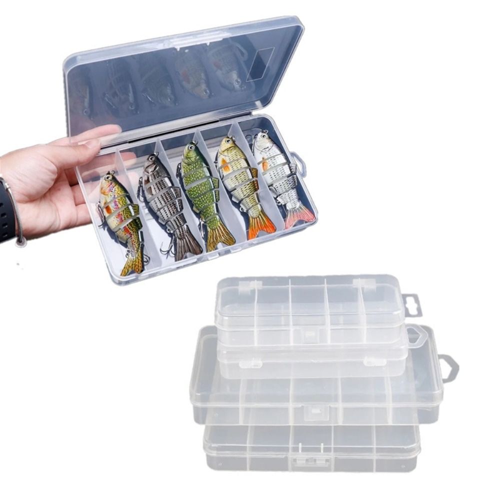 1/3개 플라스틱 낚시 미끼 3가지 크기, 낚시 장비  - Fishing Lure Box 리뷰 및 가격