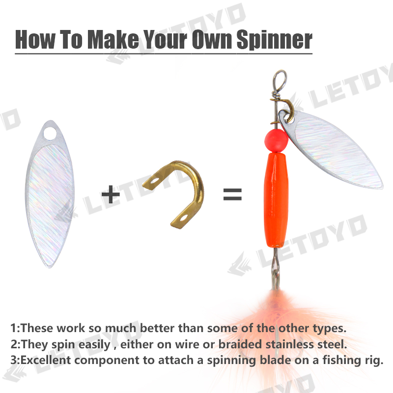 LETOYO 100pcs 접힌 Clevises 숟가락  - Fishing Lure Making Kit 리뷰 및 가격