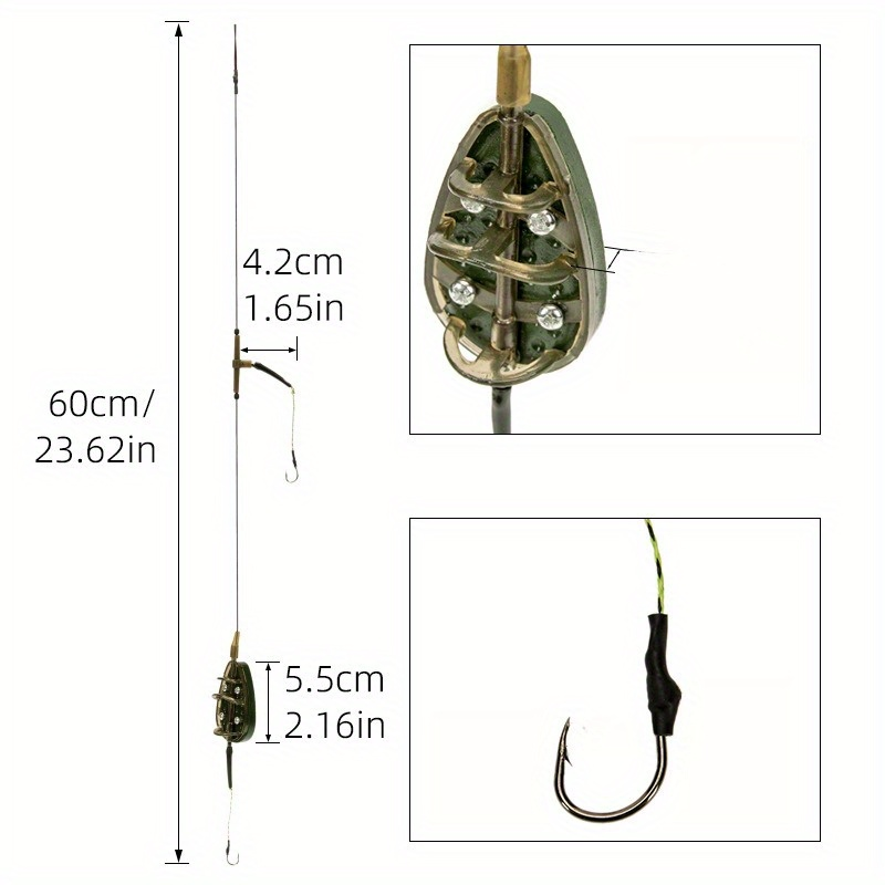 1pc 잉어 낚시 피더 키트 피더 후크 잉어 낚시 미끼 - Fishing Lure Making Kit 리뷰 및 가격