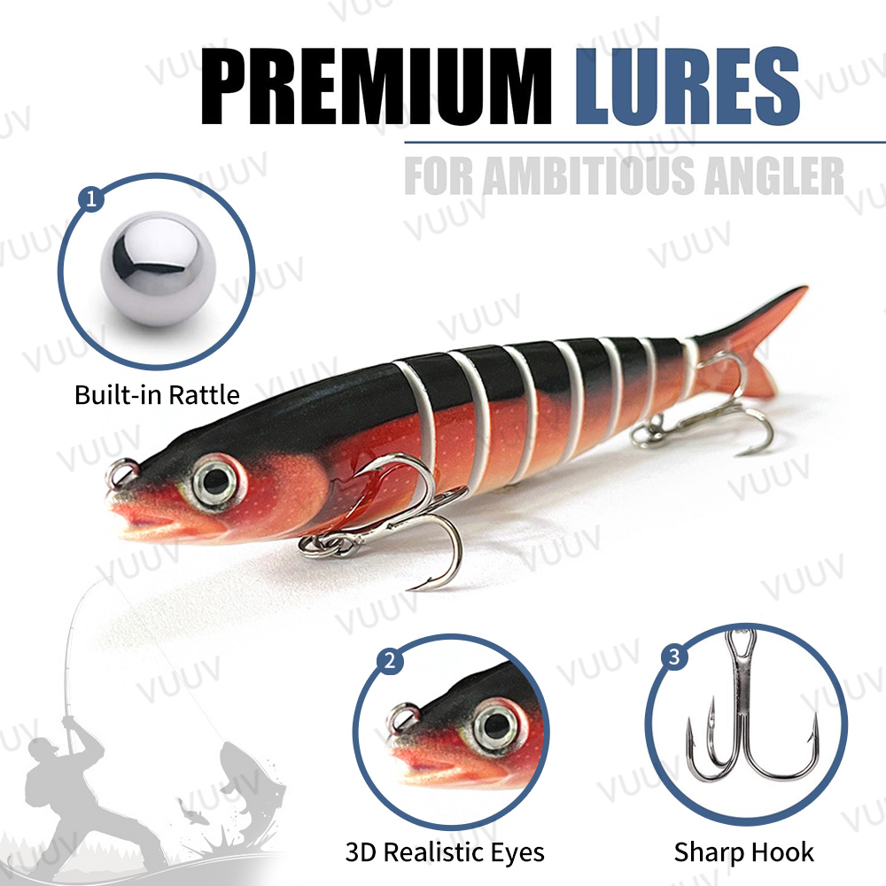 10개입 배스 송어용 멀티 조인트 스윔베이트 슬로우 싱 - Fishing Lure Popper 리뷰 및 가격