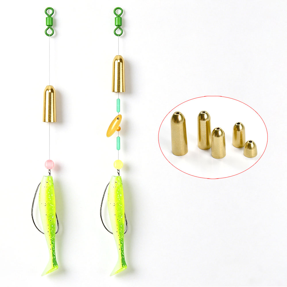 15개 다중 무게 솔리드 황동 총알형 싱커 세트 1.8 - Fishing Lure Making Kit 리뷰 및 가격