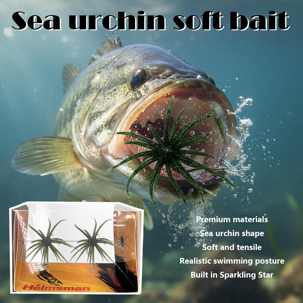 플로팅 TPR 성게 모양 스파이키 볼 소프트 루어 실리 - Fishing Lure Topwater 리뷰 및 가격