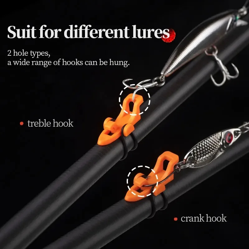 10pcs 낚싯대 폴 훅 키퍼 루어 미끼 홀더 루어 액 - Fishing Lure Jig 리뷰 및 가격