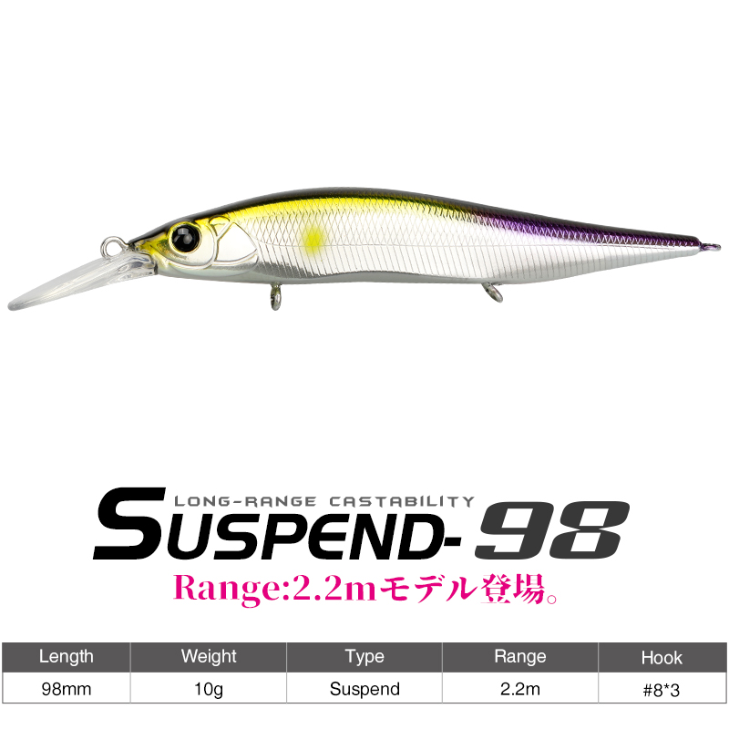 쓰리노야 서스펜드 미노우 오로라 98SP 피싱 루어 9 - Fishing Lure Spinnerbait 리뷰 및 가격