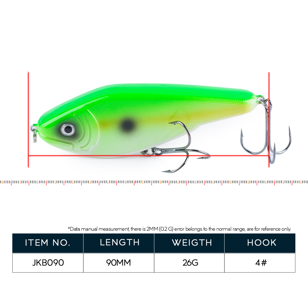 한린 NEW 글라이드 저크베이트 90mm/26g 인기  - Fishing Lure Jerkbait 리뷰 및 가격