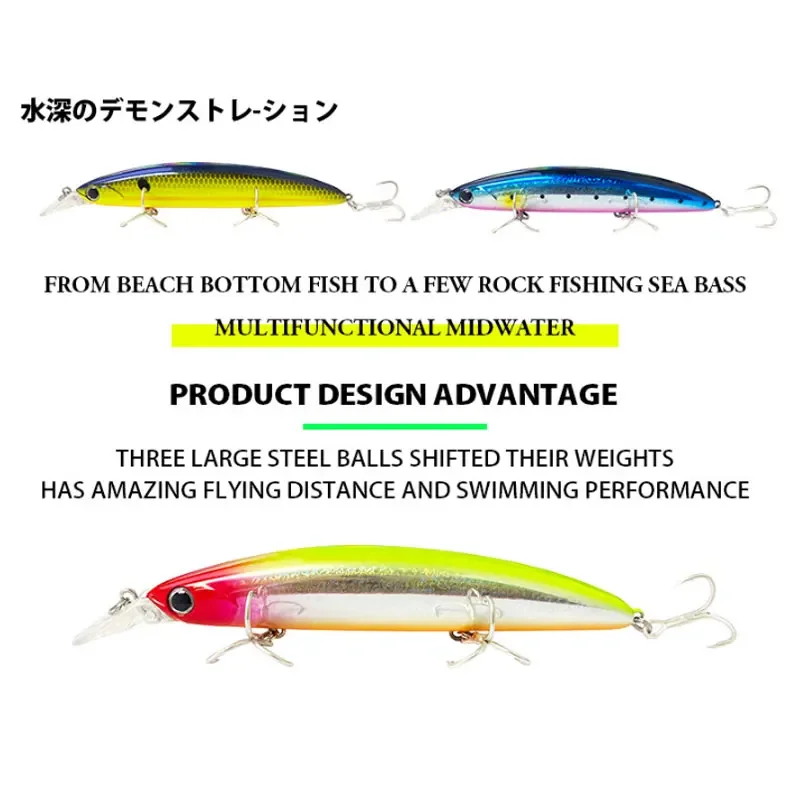 플로팅 미노우 낚시는 110MM 20g 바다 오션 비치 - Fishing Lure Topwater 리뷰 및 가격