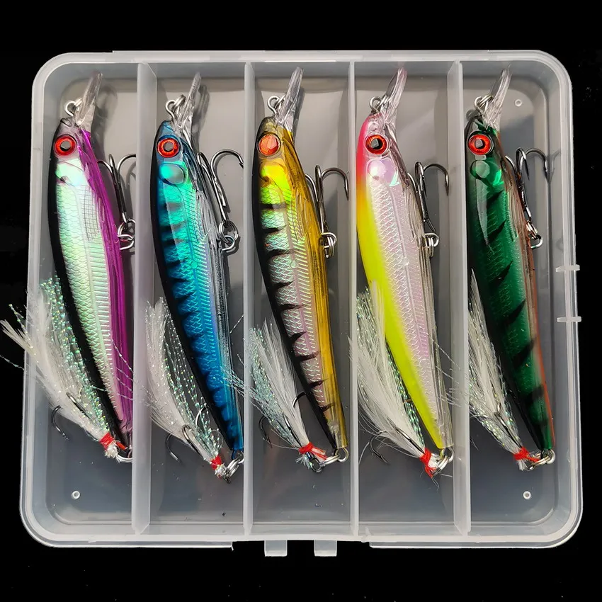 레이저 3D 눈 생체 공학 미노우 낚시 루어, 최대 캐 - Fishing Lure Box 리뷰 및 가격