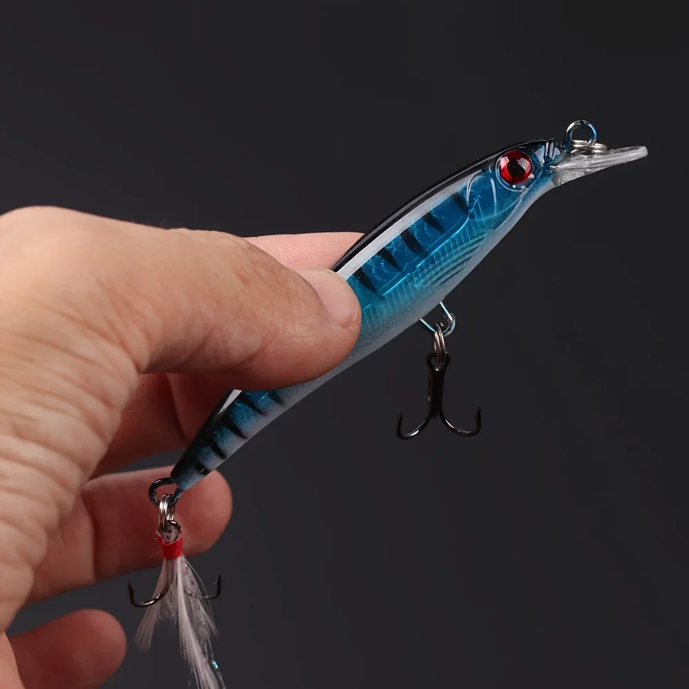 레이저 3D 눈 생체 공학 미노우 낚시 루어, 최대 캐 - Fishing Lure Box 리뷰 및 가격