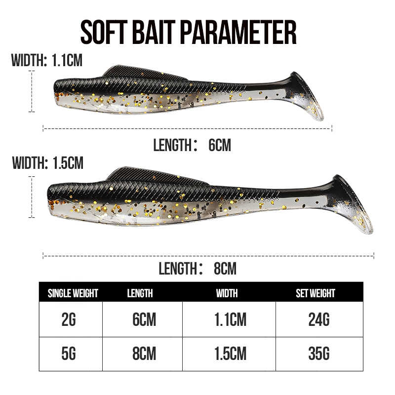 타이유 플로팅 워터 T-테일 헤드리스 피쉬 루어 세트  - Fishing Lure Topwater 리뷰 및 가격