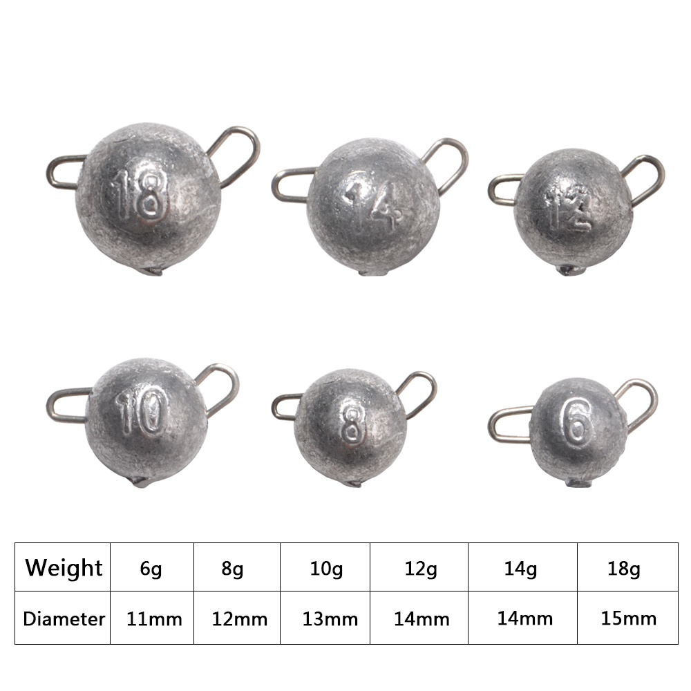 FTK 5pcs 슈퍼 대륙 싱커 낚시 지그 헤드 6g8 - Fishing Lure Jig 리뷰 및 가격