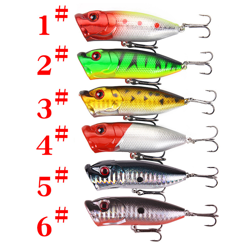 6개입 6색상（opp 봉투）/5개입 5색상（상자 포함） - Fishing Lure Topwater 리뷰 및 가격