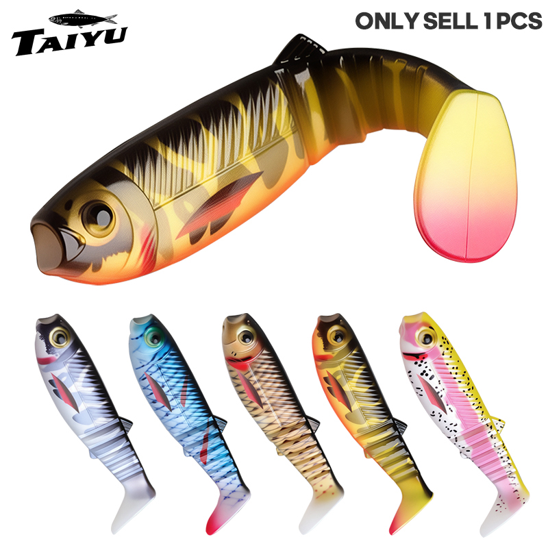 TAIYU 3개입 7.5cm 6g 3D 다관절 T-테일 - Fishing Lure Popper 리뷰 및 가격