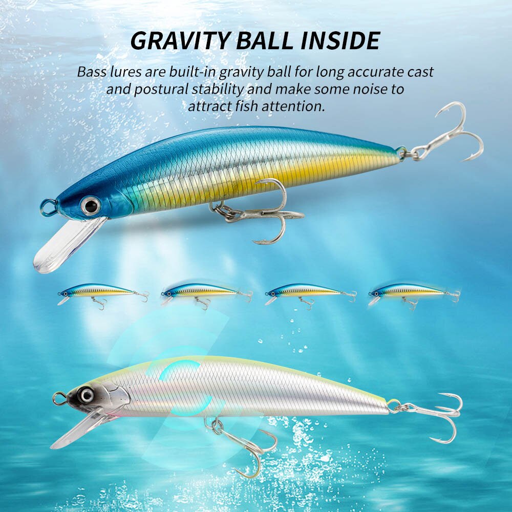 싱킹 미노우 무게추 시스템 낚시 루어, 하드 루어 페스 - Fishing Lure Jerkbait 리뷰 및 가격