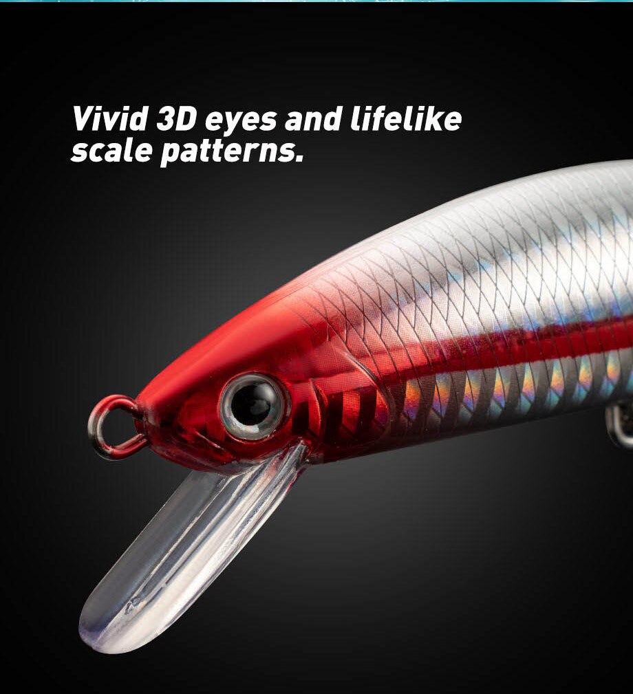 싱킹 미노우 무게추 시스템 낚시 루어, 하드 루어 페스 - Fishing Lure Jerkbait 리뷰 및 가격