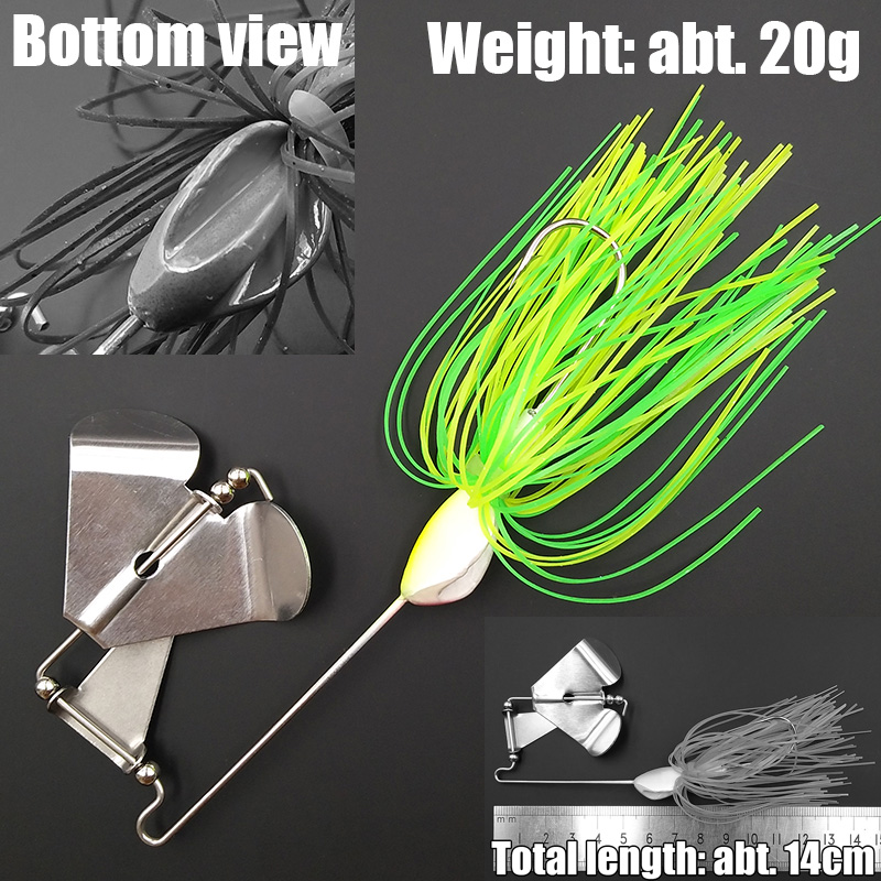 우산반 런커 스피너 베이트 하드 낚시 미끼 약 20g  - Fishing Lure Blade Bait 리뷰 및 가격