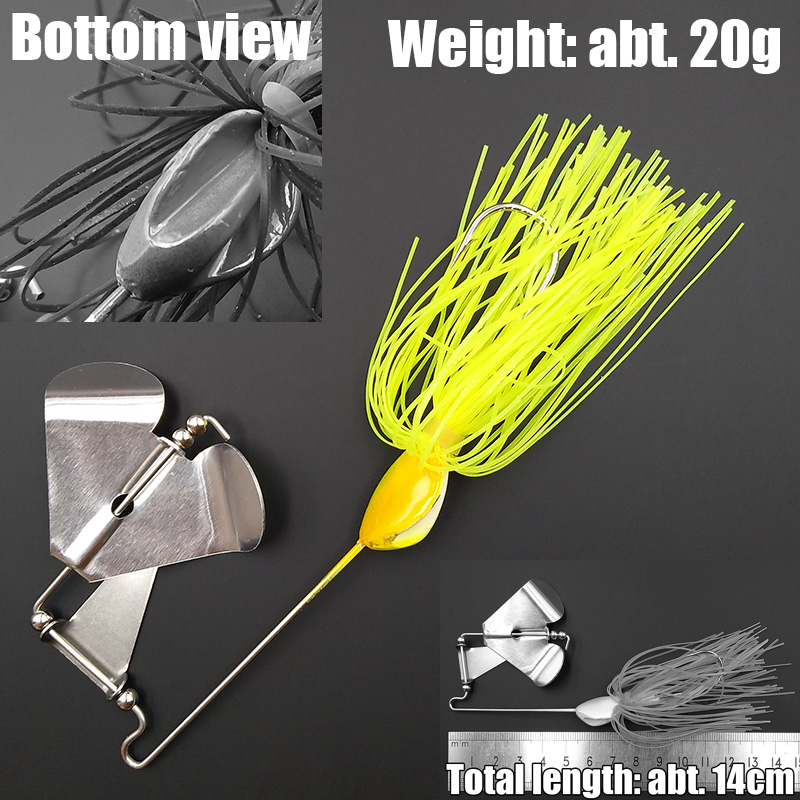 우산반 런커 스피너 베이트 하드 낚시 미끼 약 20g  - Fishing Lure Blade Bait 리뷰 및 가격