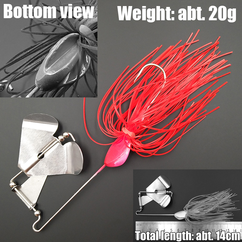 우산반 런커 스피너 베이트 하드 낚시 미끼 약 20g  - Fishing Lure Blade Bait 리뷰 및 가격